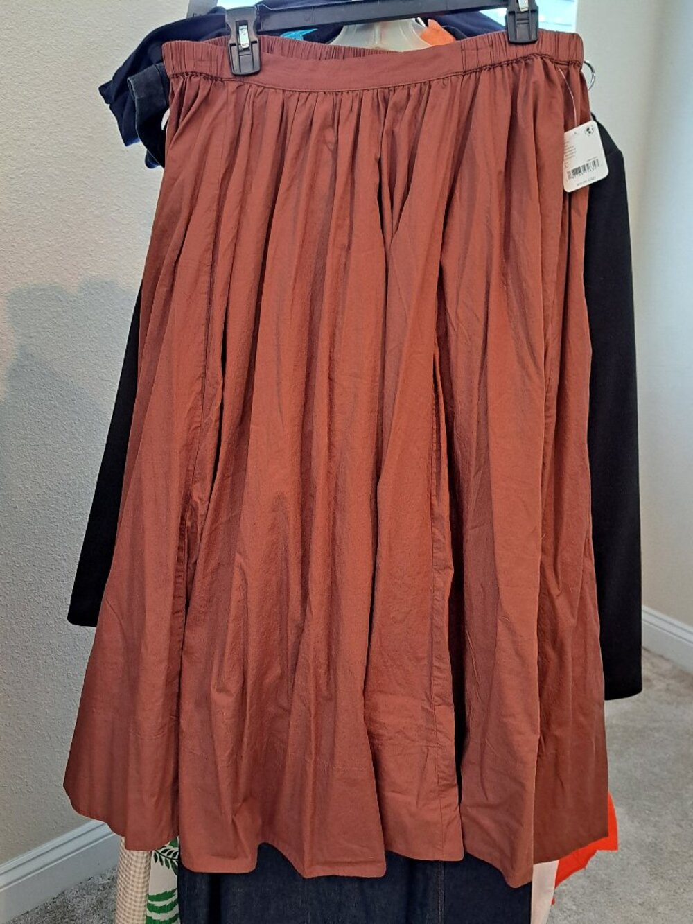 Free People Cinnamon Colored Boho Skirt L